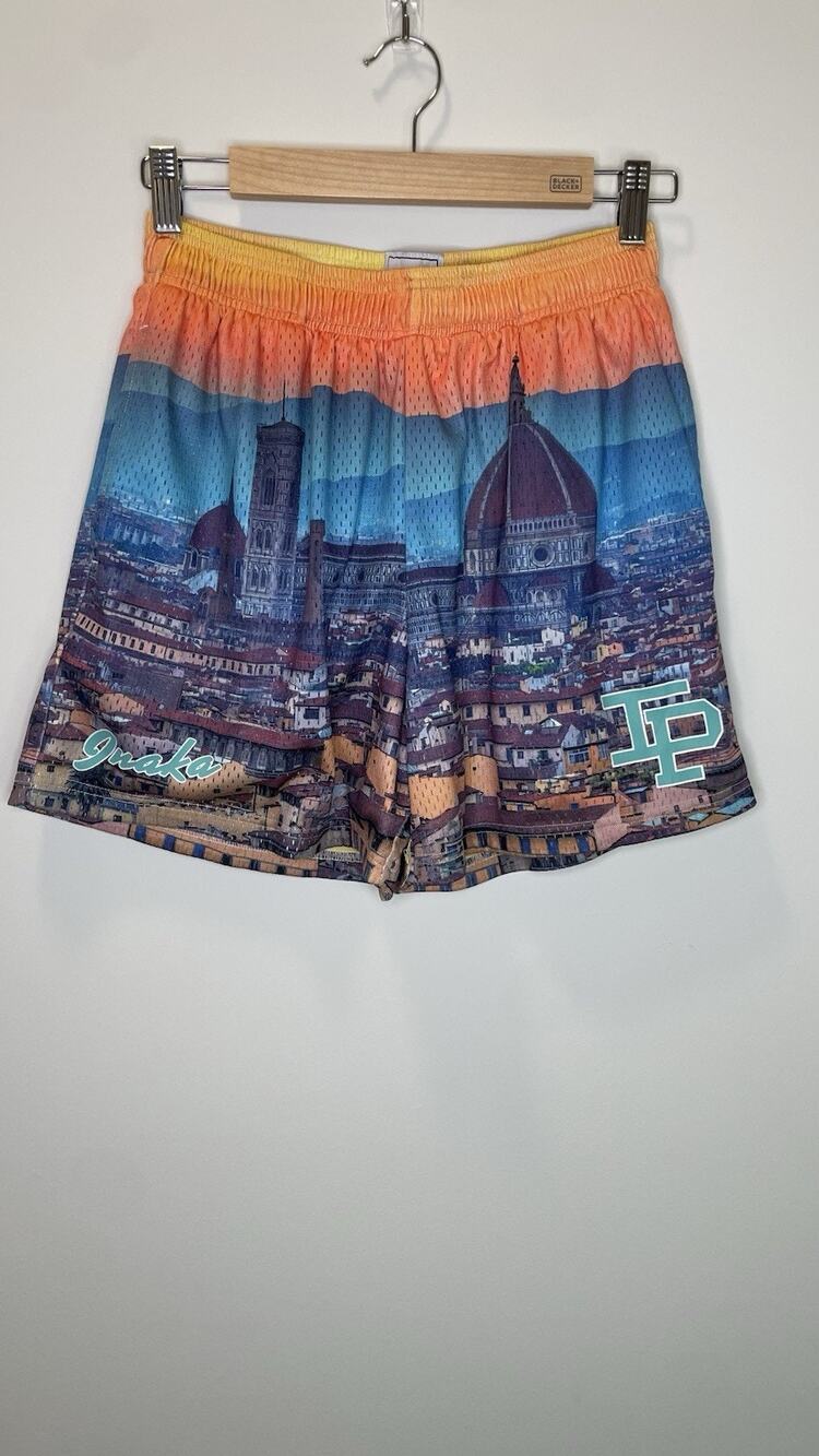 Inaka Power x Jacked Italian Florence 5" Activewear Lifting Gym Shorts Men's M